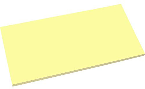 SIGEL MU133 Static Notes, elektrostatisch haftend, keine Klebstoff-Rückstände, gelb, 10x20 cm, 100 Blatt