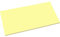 SIGEL MU133 Static Notes, elektrostatisch haftend, keine Klebstoff-Rückstände, gelb, 10x20 cm, 100 Blatt
