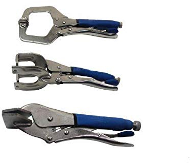 US PRO Tools 2073 Schraubzwinge mit Griffen, 3 Stück