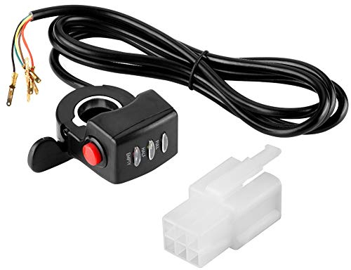 aqxreight Geschwindigkeitsregelung, 24 V, Drehgriff-Set für Elektrofahrrad, Halterung für Elektrofahrrad, Batteriekapazität, Anzeigefunktion
