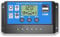 Solar Charge Controller, Topcloud 10A Solar Panel Controller 12V/24V PWM Auto Parameter Adjustable LCD Display Solar Panel Battery Regulator with Dual USB Port