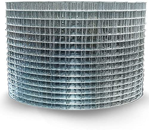 C&Xanadu 200mm X 8m Solar Panel Weld Mesh,Gutter Guard Mesh,12mm Holes Hot Dip Galvanised Metal Sheet, Bird Netting for Roof -Stop & Prevent Pigeon & Leaves Through