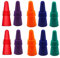 10 pezzi Silicone Tappi per Bottiglie di Vino, Tappo per Vino in Silicone, Tappo per Bottiglia di Vino con Fondo in Acciaio Inossidabile, Riutilizzabili, per Preservare Birra Champagne Bevanda .