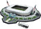 3D Klein Fußballstadion Puzzle Spielzeug Modell Bauen Baukästen für Kinder（Torino Stadium）