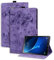 Succtopy Custodia Galaxy Tab A6 2016 10.1,Cover Pelle PU Flip Portafoglio con Porta Penna per Samsung Tab A 10.1 2016,Custodia Protettiva con Slot Card Galaxy Tab A6 SM-T580/SM-T585,Viola