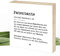 Wunderpixel® personalisiertes Holzbild Definition Patentante - 15x15x2cm zum Hinstellen/Aufhängen, echter Fotodruck mit Spruch auf Holz - schwarz-weißes Wand-Bild Aufsteller Dekoration Geschenk-Idee