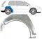 Polcar Für VW Golf 4 1997-2006 3 Tür Radlauf Reparaturblech, Silber, Rechts, Eisen