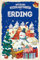 AGDeko® Schild aus Holz 12x18 cm Weihnachtsgrüße ERDING zum Aufhängen oder Stellen Raum Dekoration