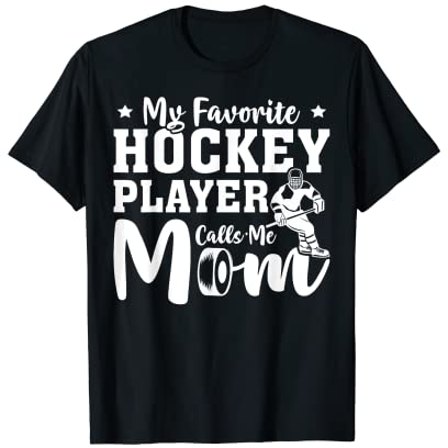 Hockey Tee Mom, Eishockey T-Shirt