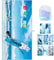 ZIOSINM Strandtuch 180 * 90cm Strandhandtuch Mikrofaser Badetuch Groß, Mikrofaser Strandhandtücher Handtuch Beach Towel XXL für Schwimmen, Strand, Reisen, Sandabweisend (Surfbrett)