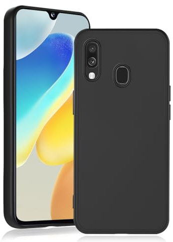 Agedate Hülle für Samsung Galaxy A40 Handyhülle, Ultra Dünn Schutzhülle Kompatibel mit Samsung A40, Weiches Silikon Anti-Öl, Slim Stoßfeste Kratzfest für Case, Vollständiger Kameraschutz