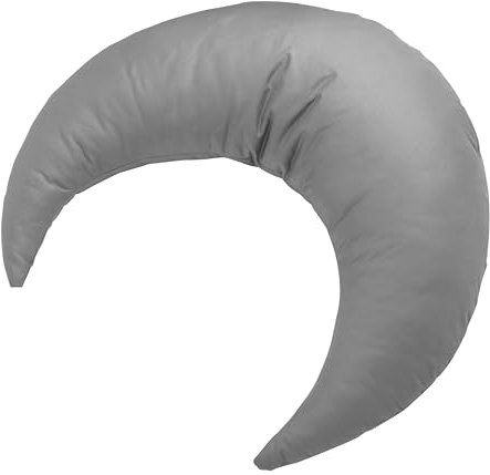 XDREAM Halbmond Stillkissen mit anschmiegsamen Mikrofaserbezug | waschbares Lagerungskissen in Halbmond Form| Öko-Tex Zertifiziert | 70 x 50 cm