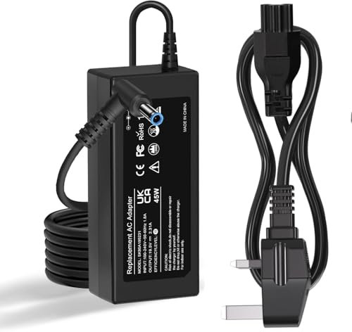 Replacement 45W Laptop Charger for HP - 19.5V 2.31A Power Supply for HP Stream 11/13/14, Pavilion 11/13, Chromebook 11, Spectre 11/13 (4.5mm * 3mm)