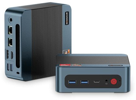 BOSGAME P3 Lite Mini-PC, AMD Ryzen 7 6800H Prozessor bis zu 4.7 GHz, Windows 11 Pro Mini-Computer, 24 GB DDR5 RAM 1 TB PCIe 4.0 SSD Business Game Mini-Desktop-PC, HDMI/WiFi 6E/BT5.2