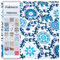 Fabreco - 100% Premium Baumwollstoff Meterware 100x160cm - Elefant, Mandala, indisches Muster | 220 g/lfm – Weich, langlebig & hautfreundlich | Stoffe Zum Nähen & Dekoration | Stoff Meterware - Fabric