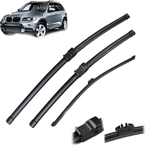 Scheibenwischer, für BMW X5 E70 2006 2007 2008 2009 2010 2011 Autofenster vorne hinten Scheibenwischerblätter Satz 24 20 15