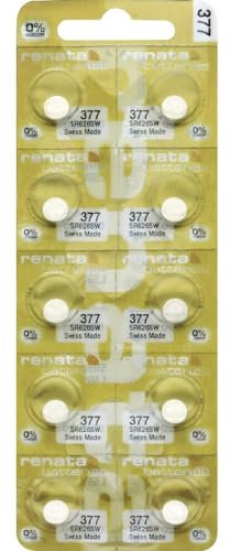 Renata Pile Bouton 377 10 pc(s) 28 mAh