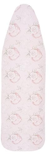 Pottwal Housse Table à Repasser Haut de Gamme pour Un Repassage Rapide et Facile, Adaptée aux Fers à Vapeur, Housse Planche à Repasser pour Table a Repasser, Cœur Rose, 38-45cm x 120-125cm (Taille XL)