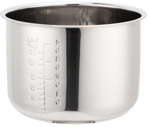 Flaroey Rice Cooker Inner Tank Instant Cooker Inner Stove Rice Cooker Pot Cooking Pot Accessories Rice Cooker Stainless Steelpot