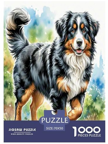 Akita Inu1000Teile Puzzle Für Erwachsene Und Kinder Ab 14 Jahren Pädagogisches StressabbauSpielzeug Denksport Moderne Porträts70x50cm/1000pcs