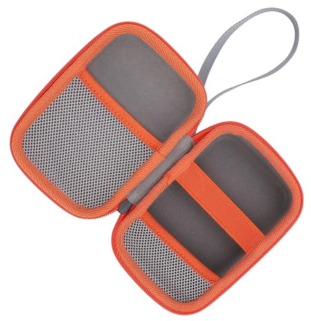 Cocoarm Hard Case Bag, Durable Mini Kids Music Player Shell with Velvet Lining, Large Capacity Storage for Audiobook Cards, Travel Friendly for Kids Music Player
