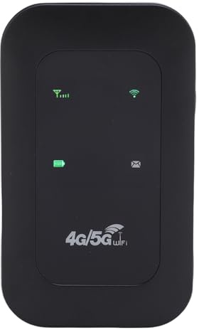 Acouto 4G 5G Hotspot Unterstützt 10 Verbundene Geräte LTE Mobile Router für Reisen 300 Mbit/s Hochgeschwindigkeits-SIM-Kartensteckplatz Farb-Ind-Display Zur Verbindung mit Dem Internet 4G 5G
