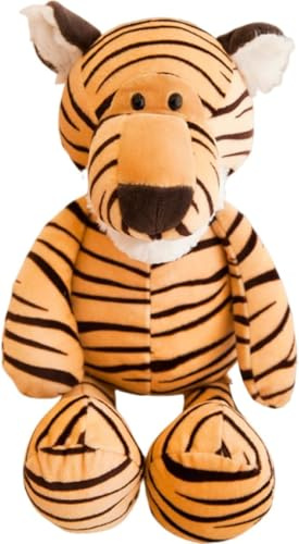 LGWJHCY Tiger Plush Toy, 25 cm Soft Doll, Birthday Soft Toy, Tiger Doll Toy 3D Throw Pillow Cartoon Toy