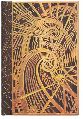 The Chanin Spiral (New York Deco) Mini Lined Hardcover Journal: Hardcover, 85 gsm, ribbon marker, memento pouch, elastic closure