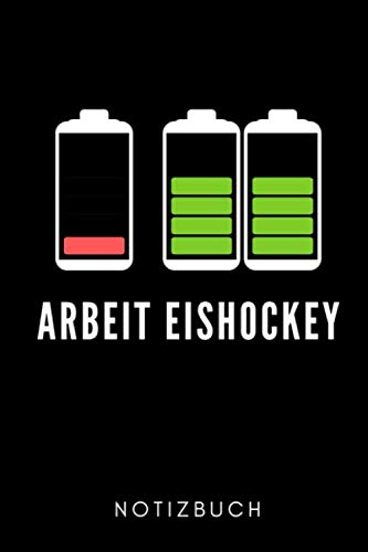 ARBEIT EISHOCKEY NOTIZBUCH: A5 Notizbuch PUNKTIERT Geschenk für Eishockeybuch | Eishockey Fans | Training | Geschenkidee | Wintersport | Schönes Buch | Journal | Kalender | Terminplaner