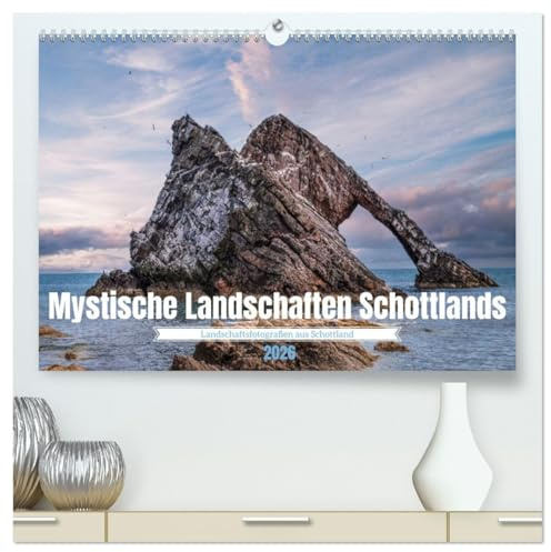 Mystische Landschaften Schottlands (hochwertiger Premium Wandkalender 2026 DIN A2 quer), Kunstdruck in Hochglanz: Eine einzigartige Fotosammlung mit Schottlands Landschaften (CALVENDO Natur)