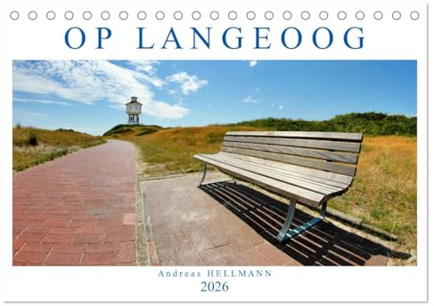 OP LANGEOOG (Tischkalender 2026 DIN A5 quer), CALVENDO Monatskalender: Ein Spaziergang über die Insel Langeoog (CALVENDO Orte)