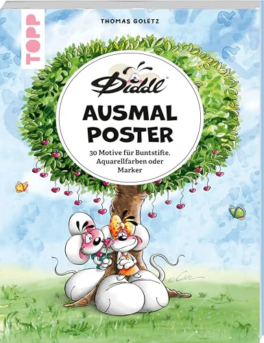 DIDDL – Ausmalposter: 30 Motive für Aquarellfarben, Marker oder Buntstifte (Diddl is back!)