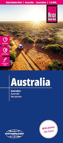 Reise Know-How Landkarte Australien | Australia (1:4.000.000): reiß- und wasserfest (world mapping project)