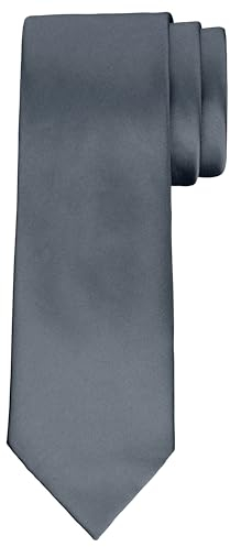 BomGuard Herren Krawatte 7 cm breit,dunkelgrau