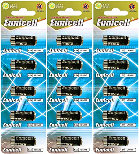 15 x LR1 / N / Lady 1.5V (3 pack of 5 batteries), alkaline battery AM5, UM5 4001, 4901, MX9100, 910A brand: Eunicell.