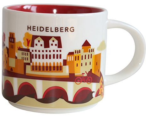 STARBUCKS City Mug You Are Here Collection Heidelberg Coffee Cup
