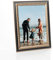 Cadre Photo en Bois Style Baroque pour Photos A4 - 21x29.7 cm Cadre Noir en Verre pour De Beaux Souvenirs | Cadre Photo Autoportant pour Affichage Mural & de Table, Format Vertical & Horizontal