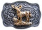 Urban Backwoods Deer II Gürtelschnalle für Wechselgürtel Buckle