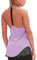 icyzone Damen Fitness Sport Tank Top Ärmelloses Sport Oberteil Yoga Gym Shirt (M, Lilac)