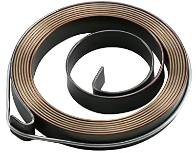 MroMax 40x6x0.7mm Drill Press Return Spring, Quill Spring Feed Return Coil Spring Assembly 1PCS