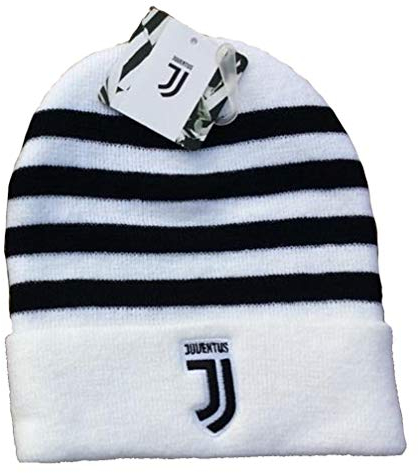 JUVENTUS Cuffia Juve Ufficiale bianconera in Acrilico Berretto Cappello CUFJZEBI
