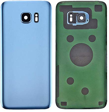 MovTEK Akkufachdeckel Akkudeckel Rückseite Glas für Original Samsung Galaxy S7 G930 Serie Weiß Backcover Batterieabdeckung Reparatur-Set White