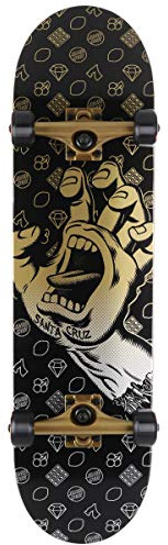Santa Cruz Skateboard Komplettboard Jackpot Hand Large 8.25 (golden)
