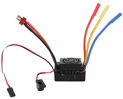 VGEBY Brushless ESC, Brushless Regler 60A Wasserdichter bürstenloser elektrischer Geschwindigkeitsregler Passend für das SCX10 1/10 RC-Automodell(T.)