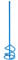 Toolty Propeller Mixing Paddle 80 x 400 x 8mm - HEX Thread - Painted Mixer, Whisk, Stirrer -2-Blade - for Plaster, Gypsum, Adheives, Concrete, Cement, Glue, Paint, DIY - TLTY-1310-G