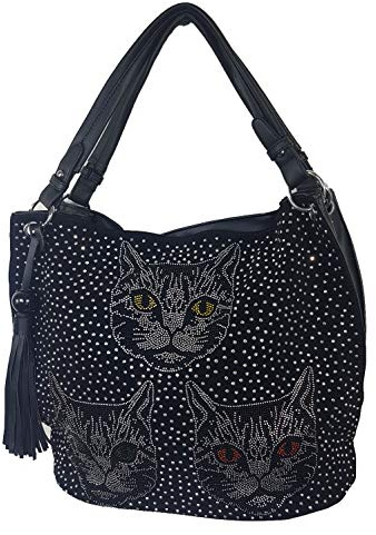 Einkaufszauber Beutel Handtasche Beuteltasche Katzen