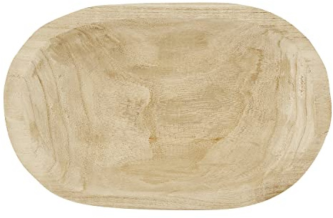 Santa Barbara Design Studio TableSugar Teigschale aus Paulownia-Holz, 30,5 x 19,1 cm, Natur
