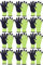 Novatool 24 Paar Montagehandschuhe Herren I Größe 8 I Polyester I EN388:2016 4142X | EN511 X2X I Warme Arbeitshandschuhe Schutzhandschuhe Winter Gartenhandschuhe Handschuhe Frost