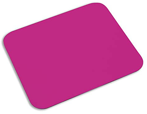 Tappetino per Mouse Tappeto Ultra Sottile Computer Pad Topo Laser Ottico Laptop (FUCSIA)