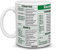BECHUSKY Excel Tasse, Group Excel Shortcut Kaffeetasse, Excel Cheat Sheet Becher, Buchhaltungsstudentententasse, Seniorenbuchhalter, Cpa Geschenk Kaffeetasse, Kollegen Freund S2